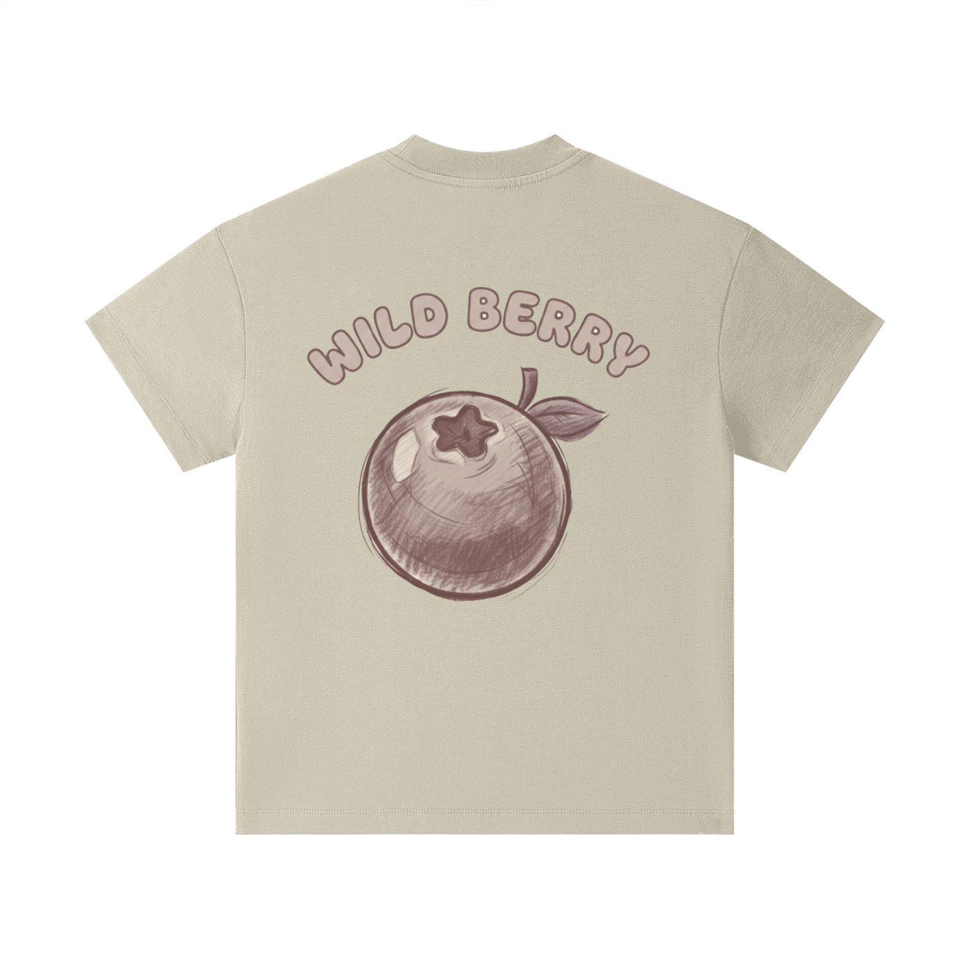 Wild Berry Oversized Graphic Tee – Sand Streetwear
